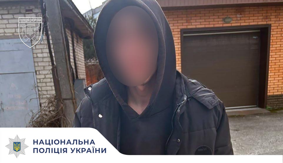 Дніпропетровщина: поліцейські охорони затримали хулігана